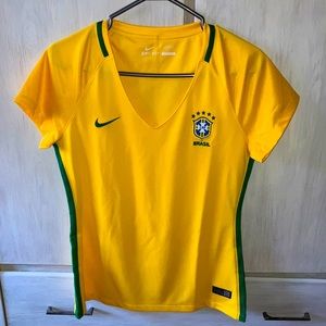 Nike Brazil 2016 Soccer Jersey, Women’s Size M